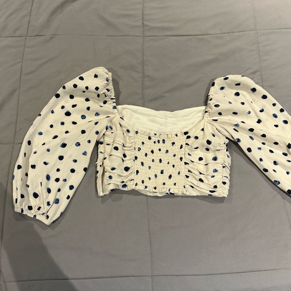 Wilfred- cropped blouse / shirt - Picture 3 of 3